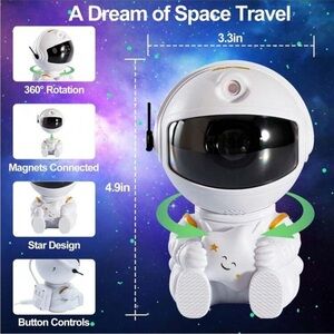 Astronaut Star Projector Night Light